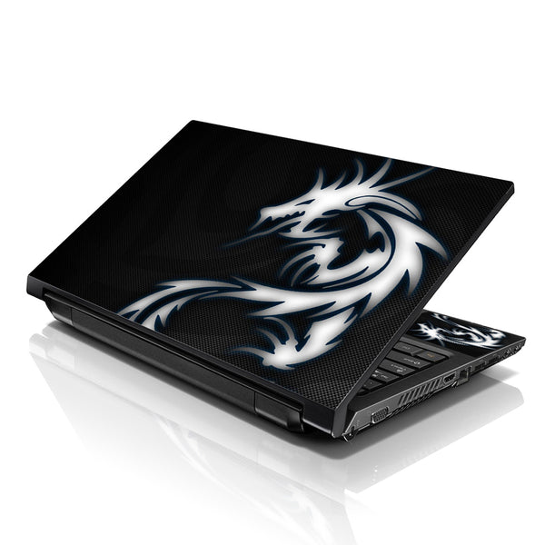 Laptop Notebook Skin Decal with 2 Matching Wrist Pads - Dragon