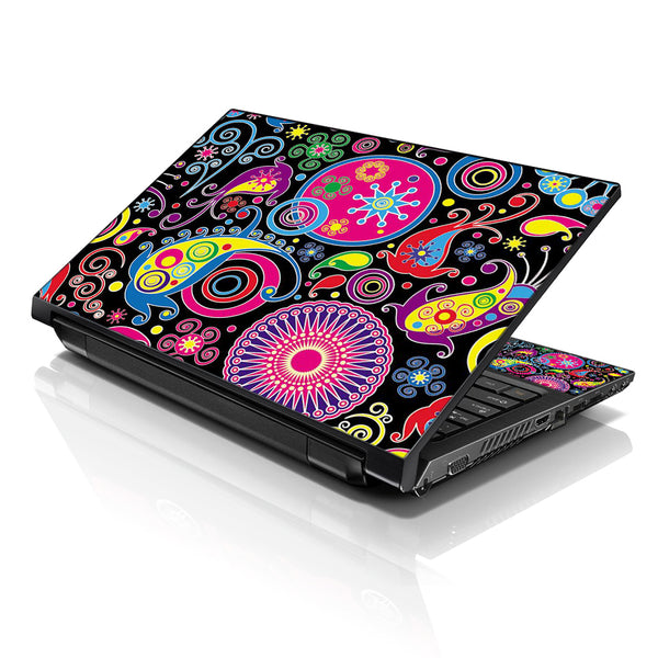 Laptop Notebook Skin Decal with 2 Matching Wrist Pads - Art Design