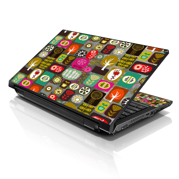 Laptop Notebook Skin Decal with 2 Matching Wrist Pads - Symbols